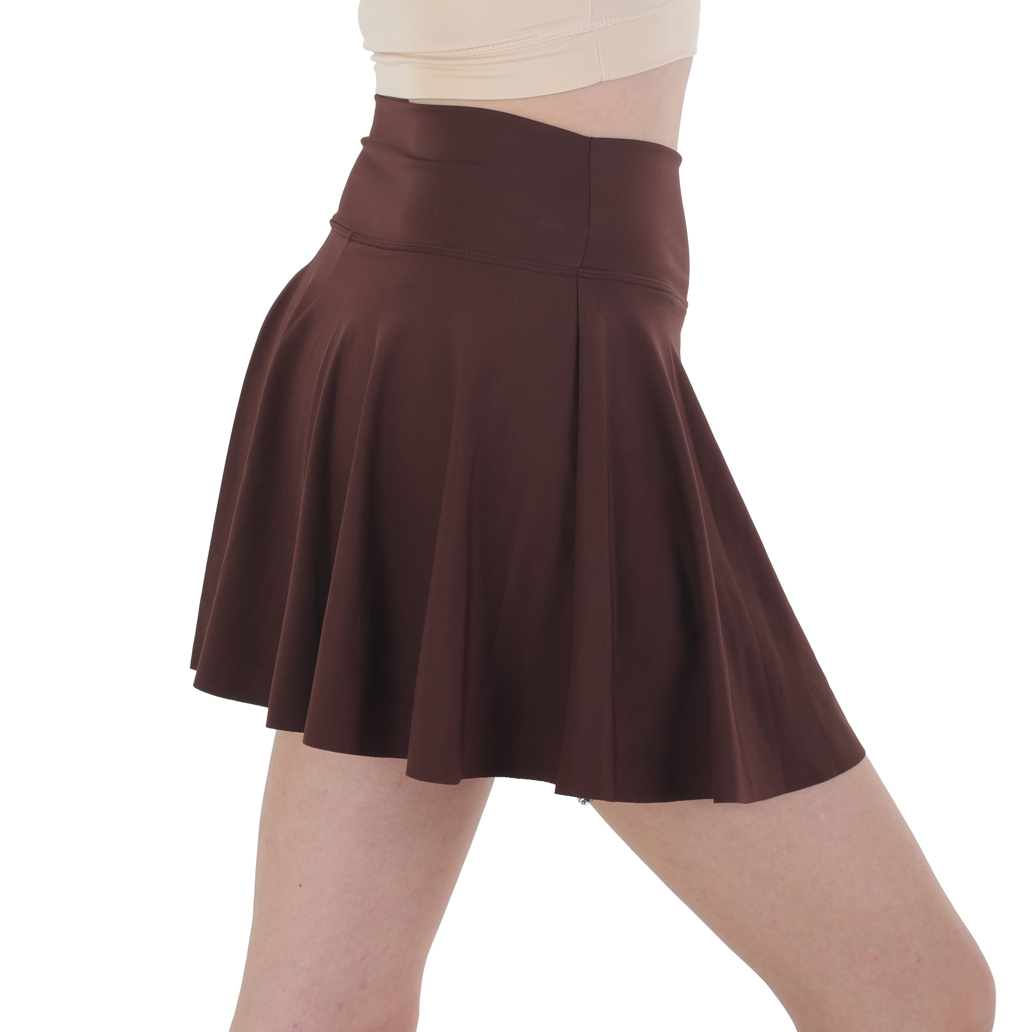 High Waisted Pleated Sports Skort with Built-in Shorts – Lightweight, Squat-Proof, Tennis & Fitness Skirt for Women