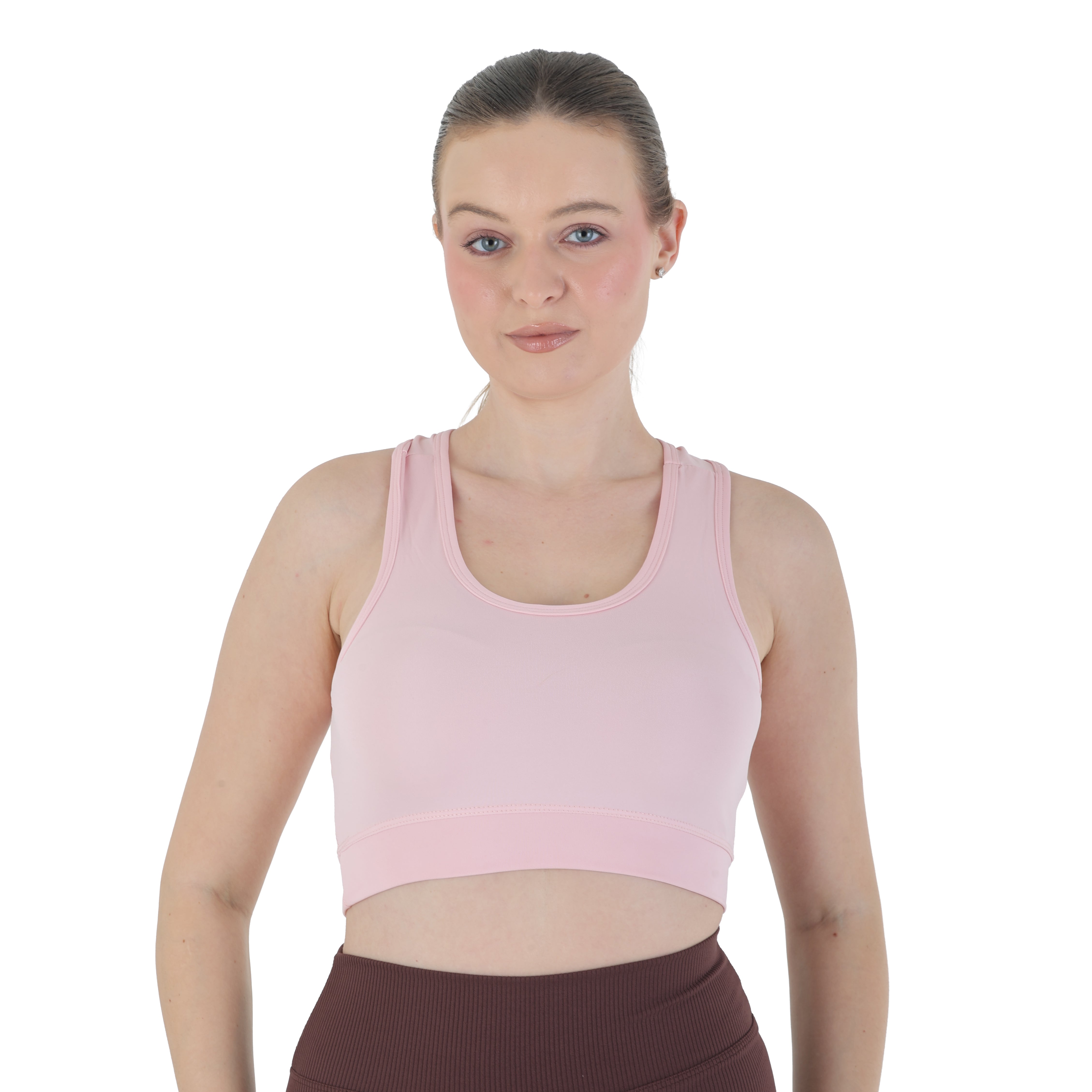 Women’s Seamless Sports Bra – Medium Support, Breathable Racerback for Gym, Yoga & Everyday Wear