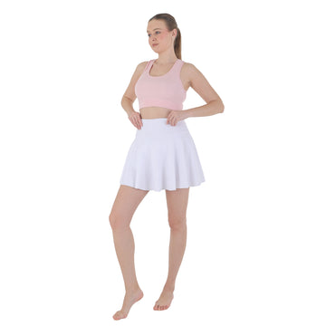 High Waisted Pleated Sports Skort with Built-in Shorts – Lightweight, Squat-Proof, Tennis & Fitness Skirt for Women