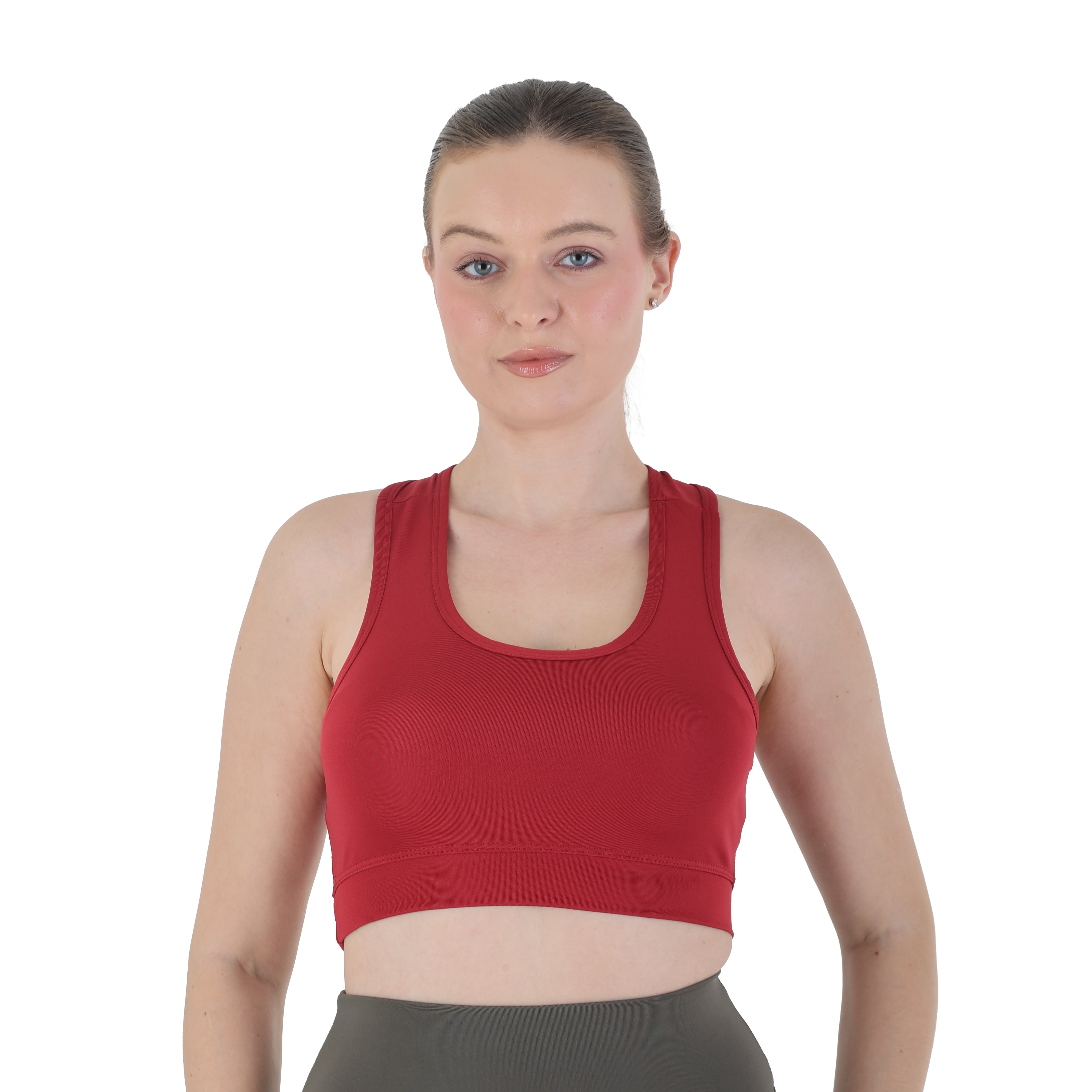 Women’s Seamless Sports Bra – Medium Support, Breathable Racerback for Gym, Yoga & Everyday Wear