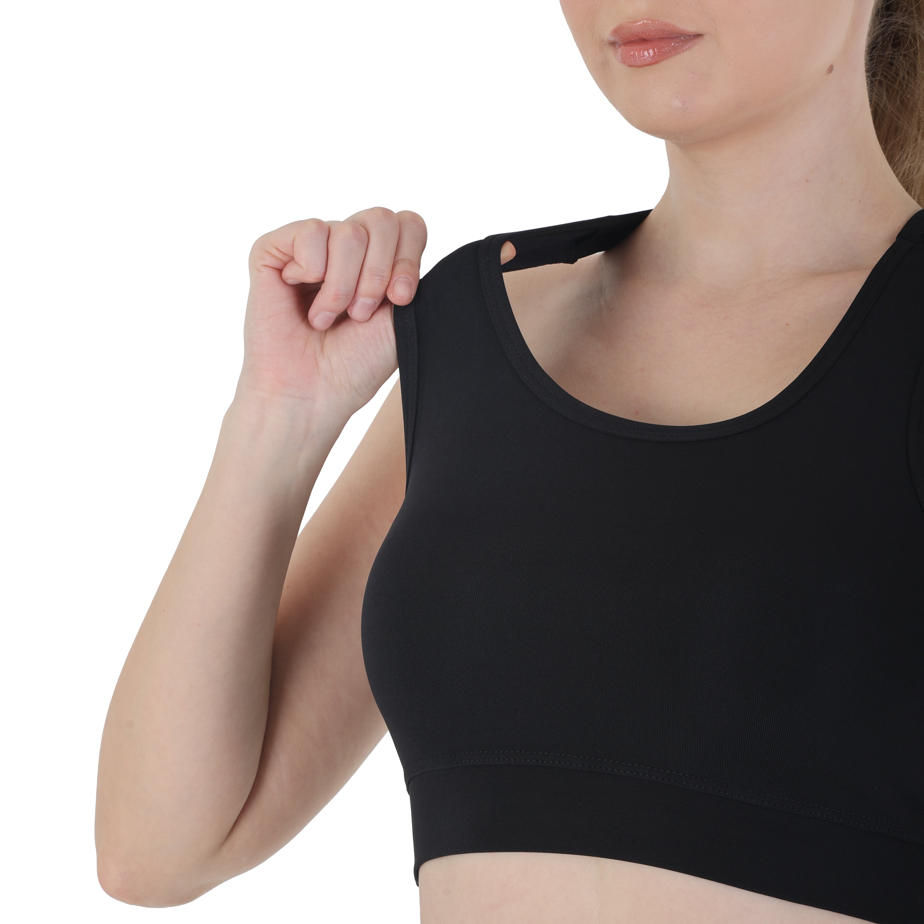 Women’s Seamless Sports Bra – Medium Support, Breathable Racerback for Gym, Yoga & Everyday Wear