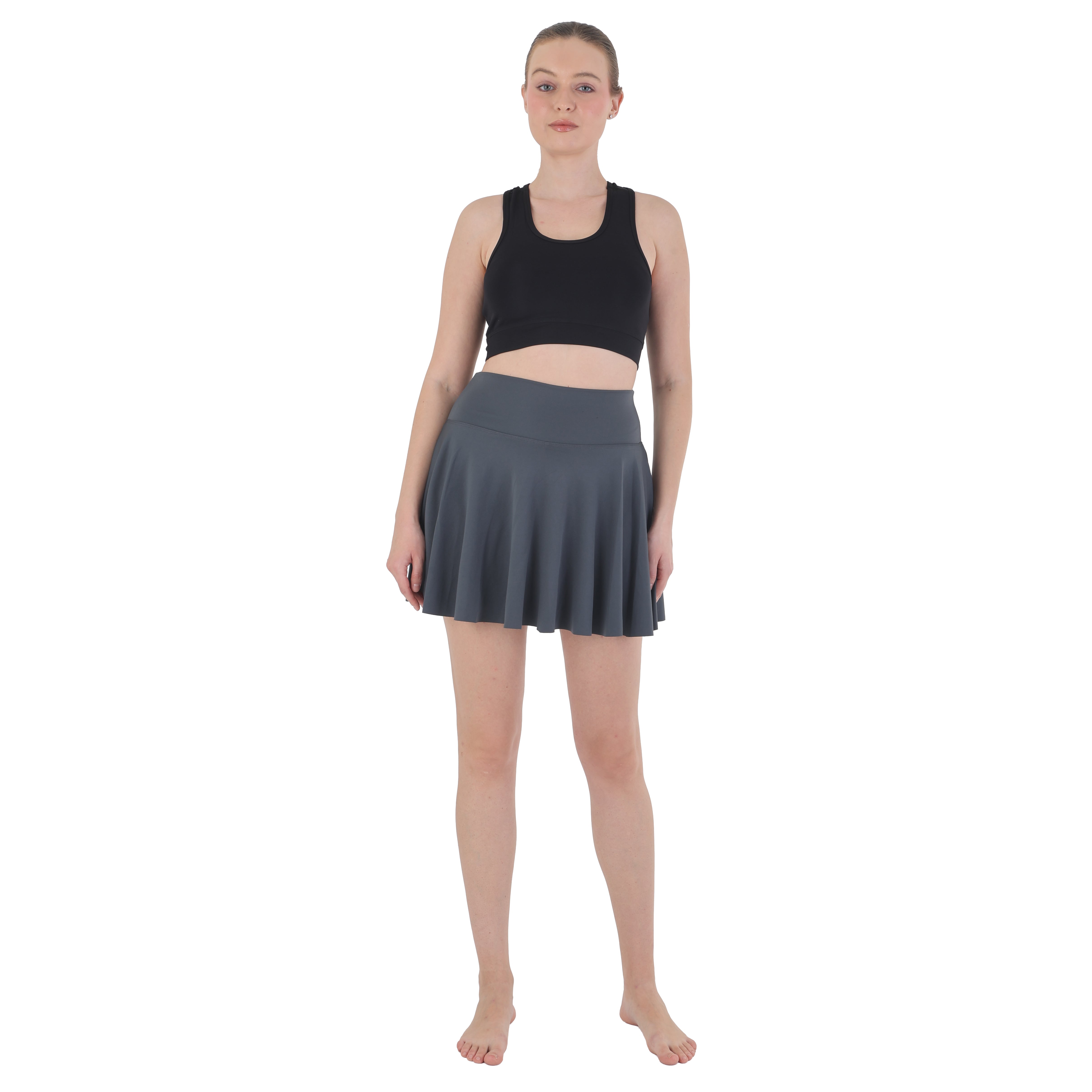 High Waisted Pleated Sports Skort with Built-in Shorts – Lightweight, Squat-Proof, Tennis & Fitness Skirt for Women