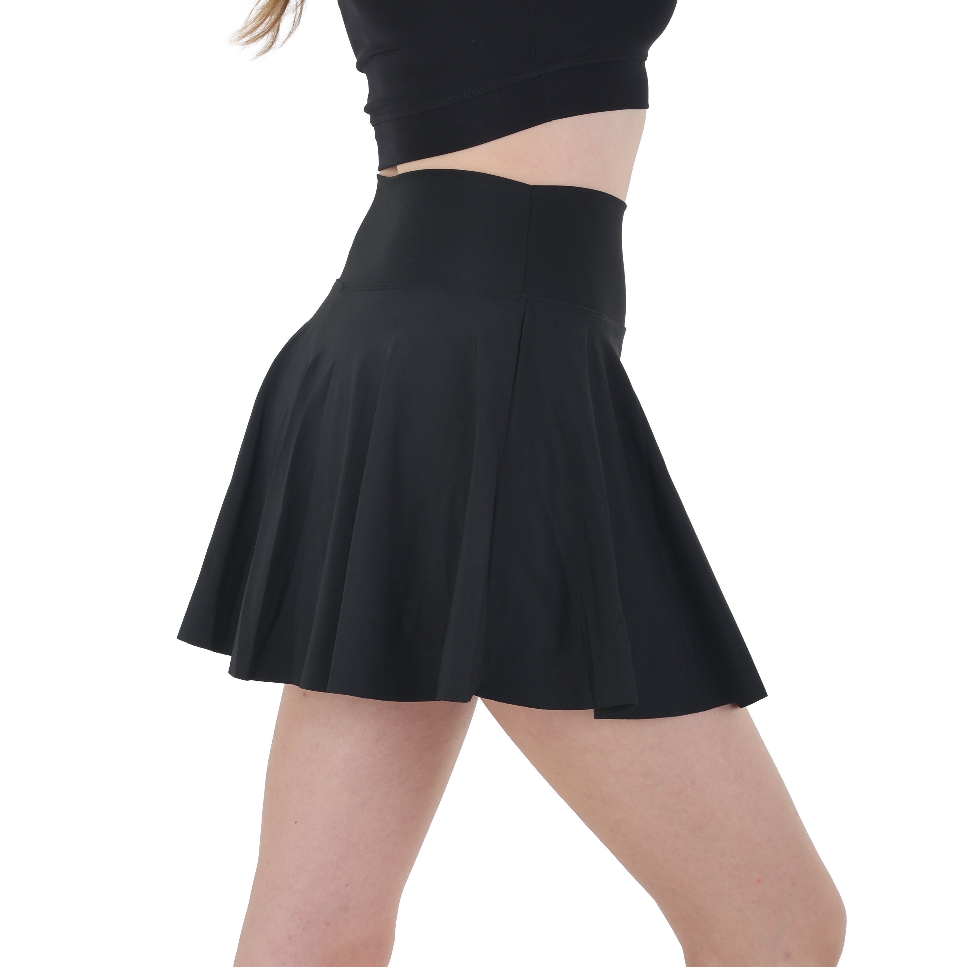 High Waisted Pleated Sports Skort with Built-in Shorts – Lightweight, Squat-Proof, Tennis & Fitness Skirt for Women