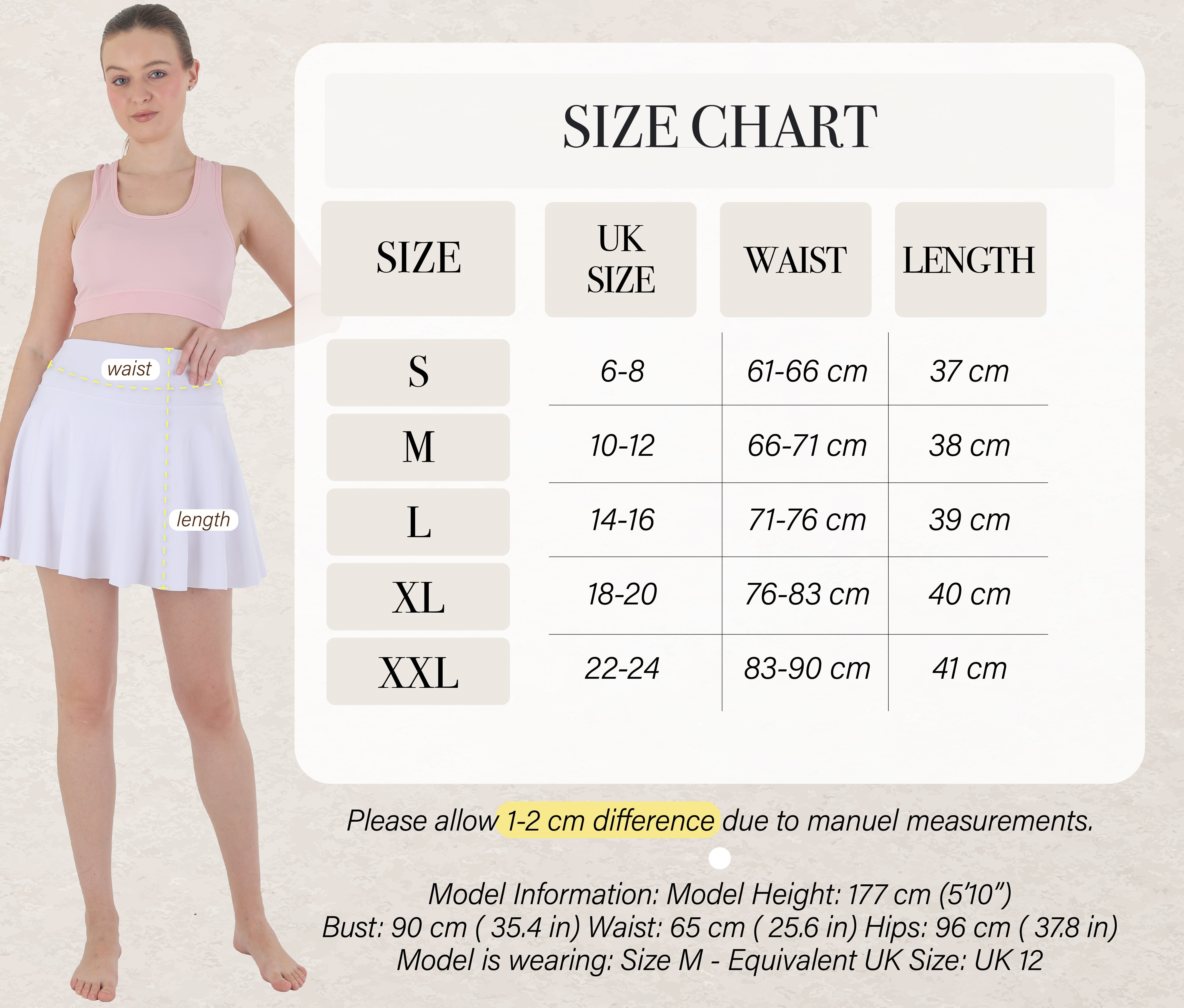 High Waisted Pleated Sports Skort with Built-in Shorts – Lightweight, Squat-Proof, Tennis & Fitness Skirt for Women