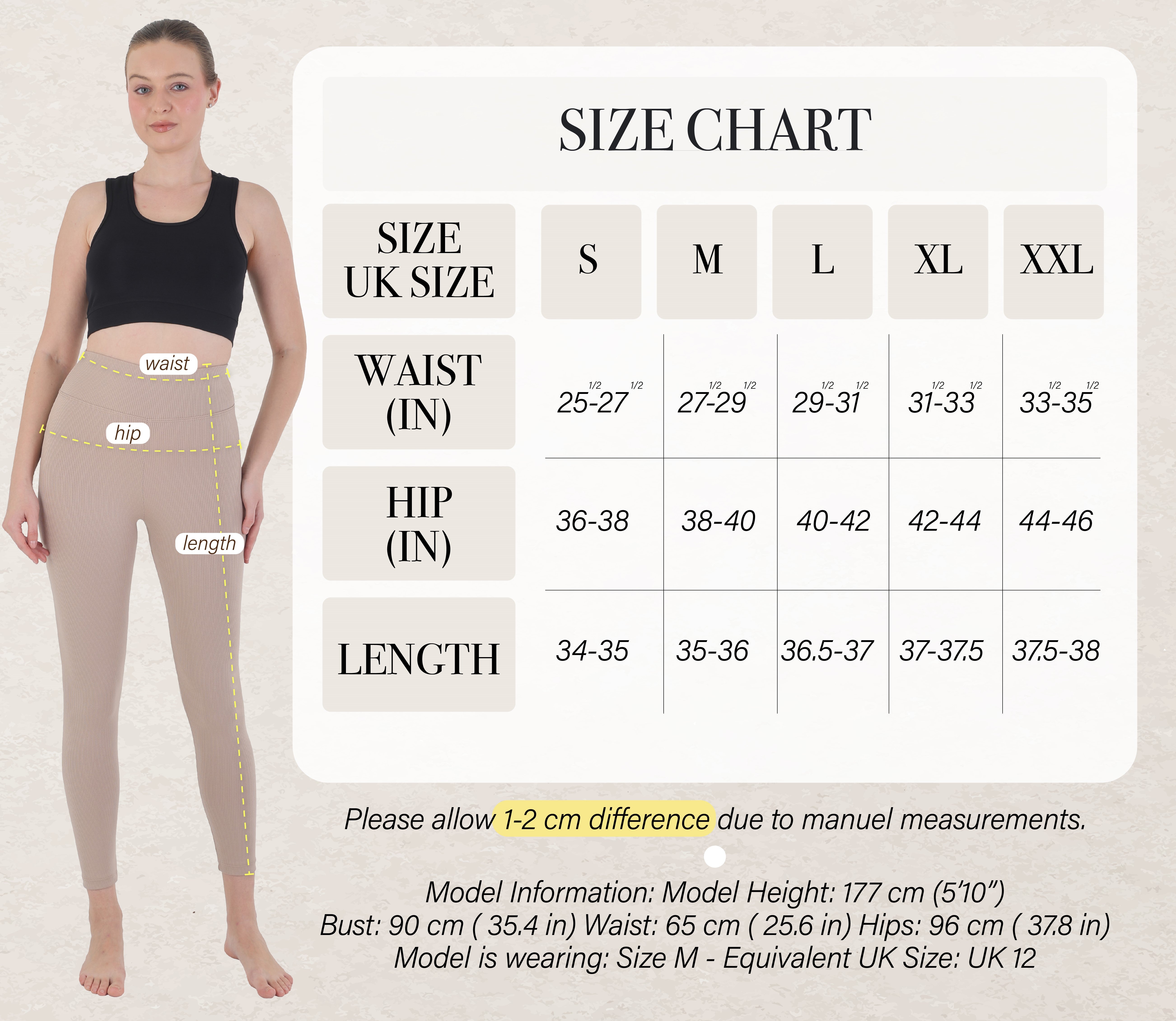 High-Waist Ribbed Seamless Leggings – Sculpting, Squat Proof & Ultra Soft Activewear